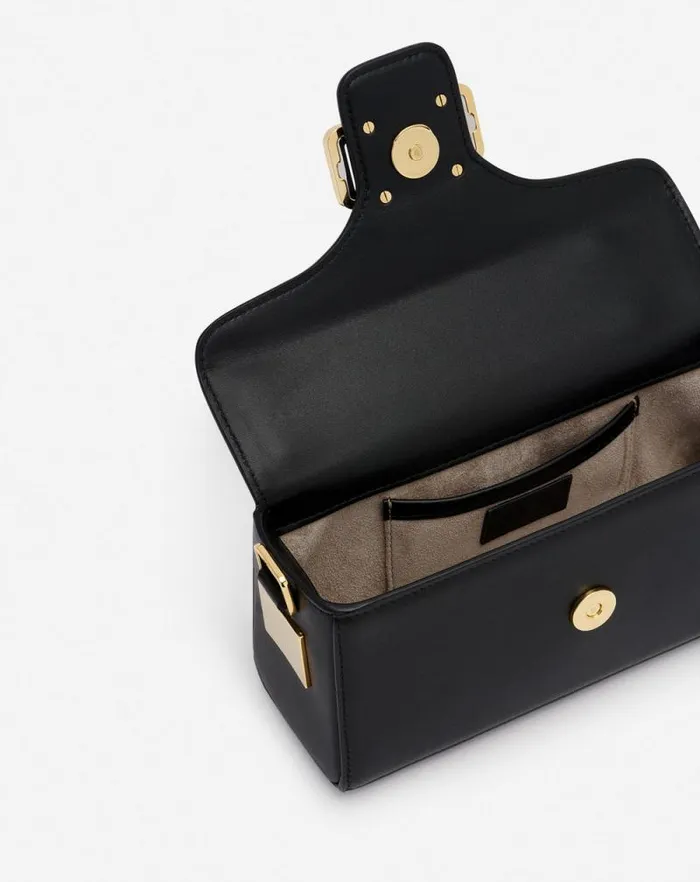 Women Lanvin Pencil Nano Pencil Cat Bag In Leather And Rhinestone Black Women Lanvin Pencil Nano Pencil Cat Bag In Leather And Rhinestone Black
