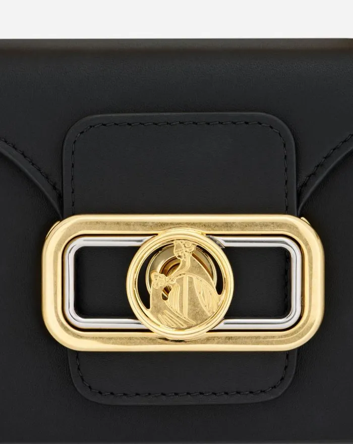 Women Lanvin Tote Bags and Top Handle Bags Pencil Cat Bag In Box Calf Black Women Lanvin Tote Bags and Top Handle Bags Pencil Cat Bag In Box Calf Black
