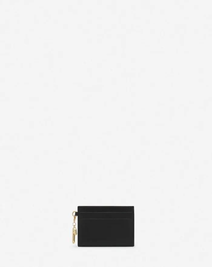 Women Lanvin Wallets and Small Leather Goods Squence Leather Cardholder Black Women Lanvin Wallets and Small Leather Goods Squence Leather Cardholder Black