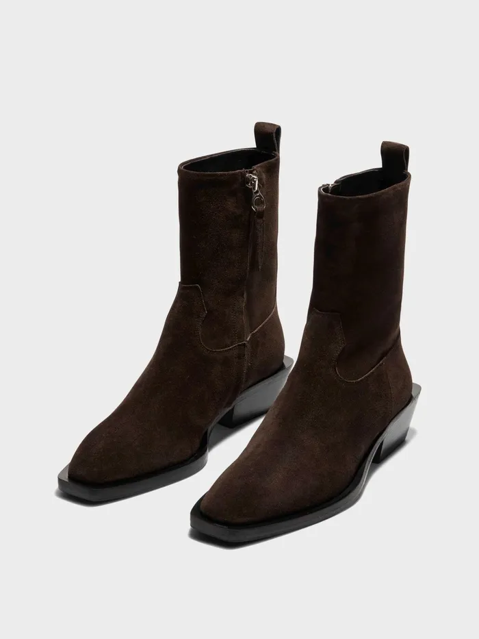 Women Luis Suede Cowboy Ankle Boots Aeyde Ankle Boots