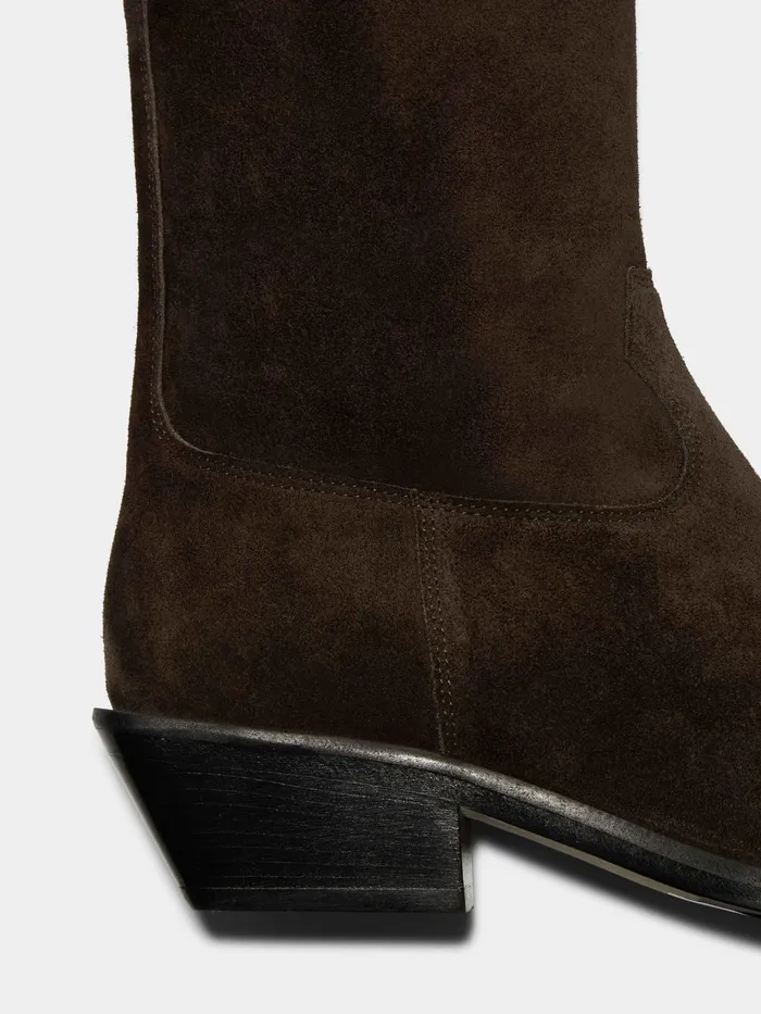 Women Luis Suede Cowboy Ankle Boots Aeyde Ankle Boots