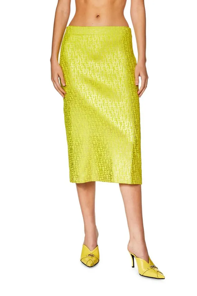 Women MIkaria Yellow Diesel Skirts Women MIkaria Yellow Diesel Skirts