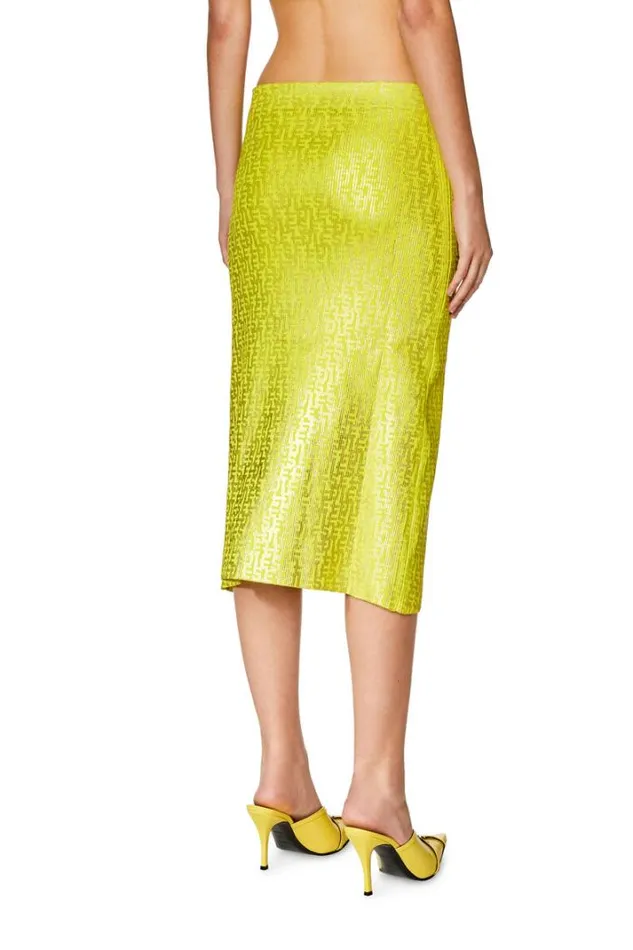 Women MIkaria Yellow Diesel Skirts Women MIkaria Yellow Diesel Skirts