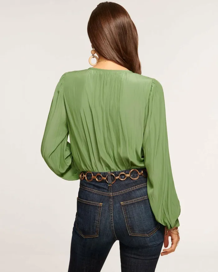 Women Maria Button Down Top Spruce Ramy Brook Tops Women Maria Button Down Top Spruce Ramy Brook Tops