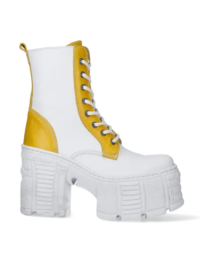 WomenMen Ankle Boot Black Tower With Laces MTm008C1 New Rock Booties WomenMen Ankle Boot Black Tower With Laces MTm008C1 New Rock Booties