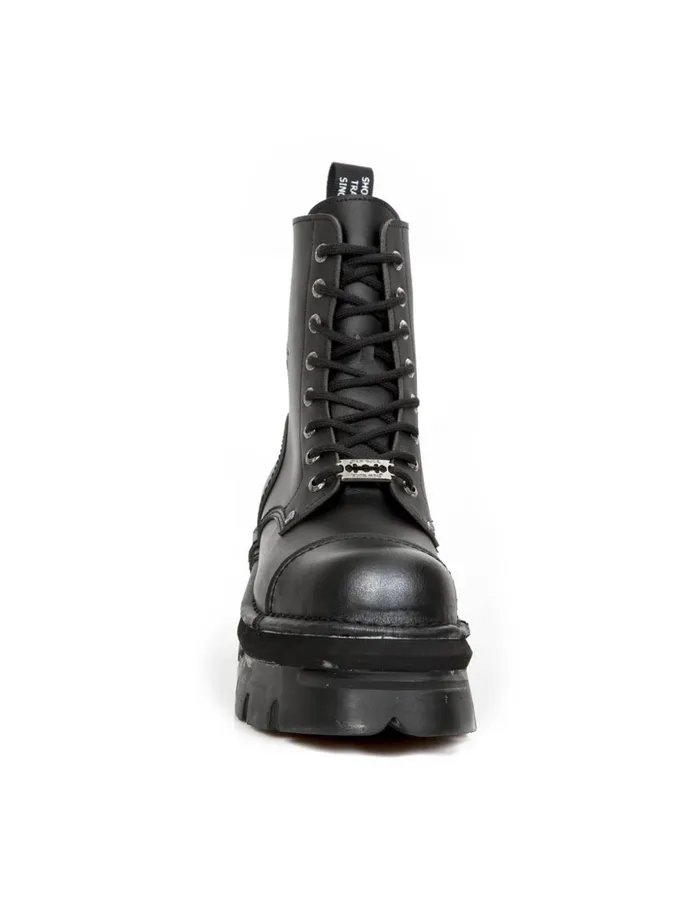 WomenMen Ankle Boot Metallic MNewmili083V22 New Rock Boots WomenMen Ankle Boot Metallic MNewmili083V22 New Rock Boots
