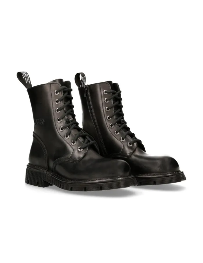 WomenMen Ankle Boot Metallic MNewmili084cC2 New Rock Boots