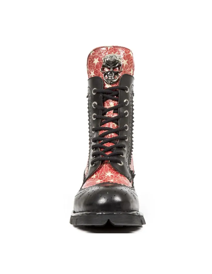 WomenMen Ankle Boot Metallic MNewmili110C10 New Rock Boots WomenMen Ankle Boot Metallic MNewmili110C10 New Rock Boots