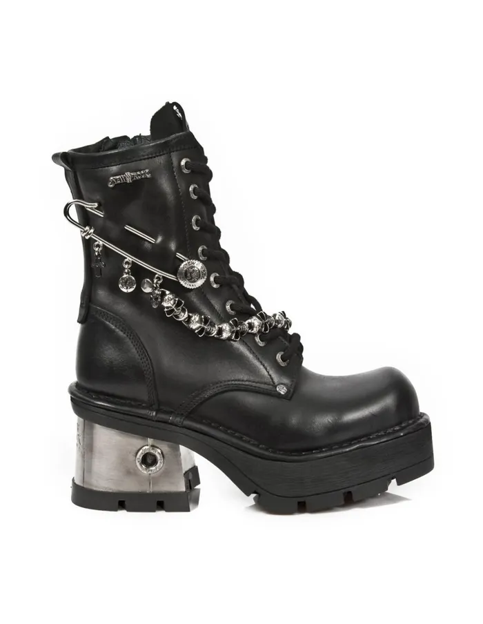 WomenMen Boot Metallic M1043C1 New Rock Boots