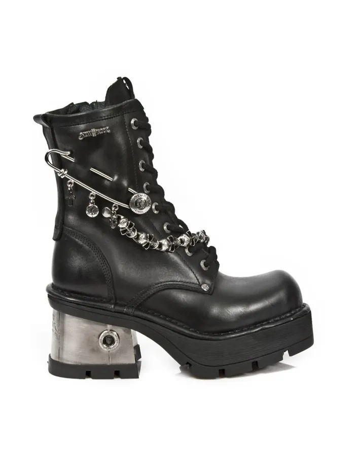 WomenMen Boot Metallic M1043C1 New Rock Boots WomenMen Boot Metallic M1043C1 New Rock Boots
