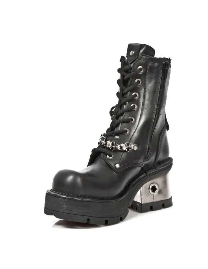 WomenMen Boot Metallic M1043C1 New Rock Boots WomenMen Boot Metallic M1043C1 New Rock Boots