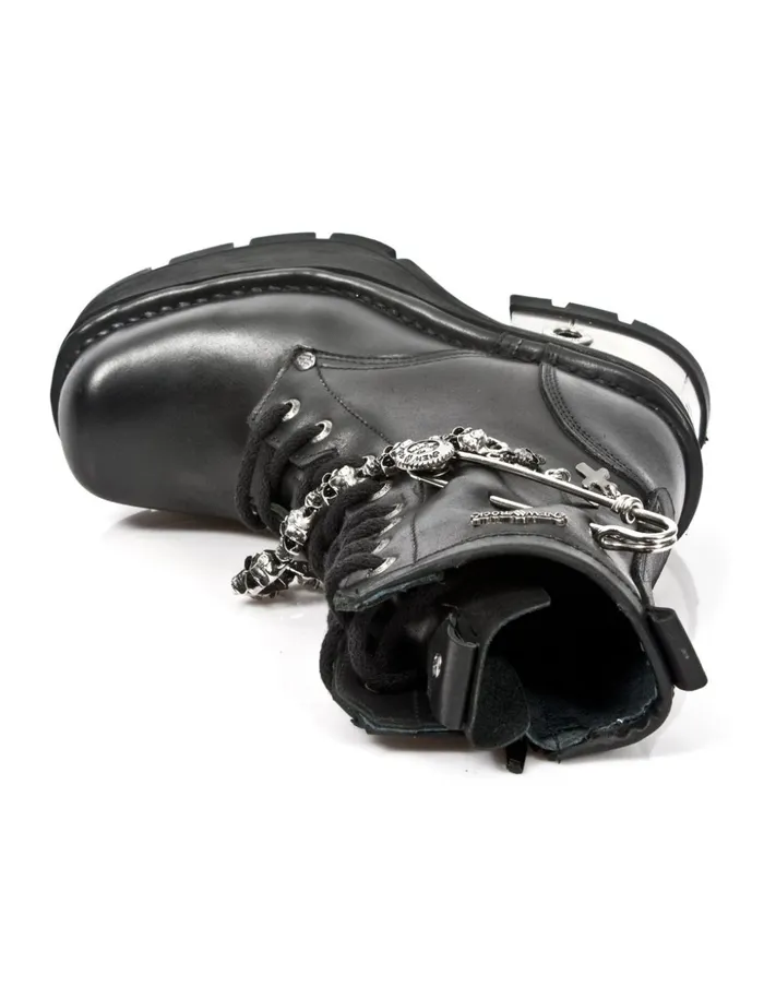 WomenMen Boot Metallic M1043C1 New Rock Boots WomenMen Boot Metallic M1043C1 New Rock Boots