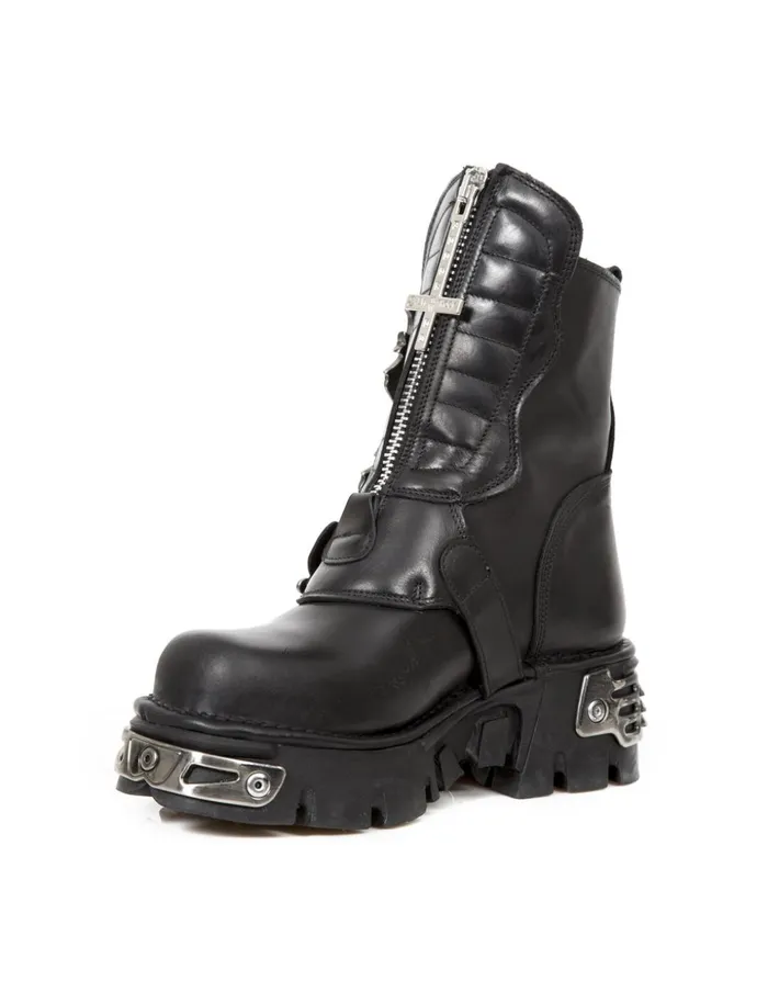 WomenMen Boot Metallic M1487C2 New Rock Boots WomenMen Boot Metallic M1487C2 New Rock Boots