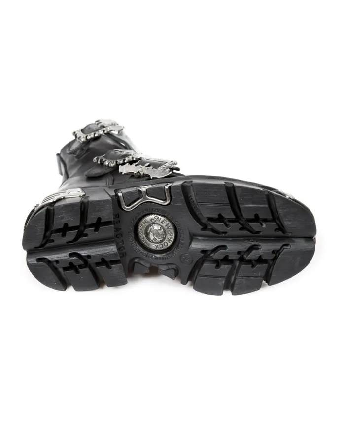 WomenMen Boot Metallic M1487C2 New Rock Boots WomenMen Boot Metallic M1487C2 New Rock Boots