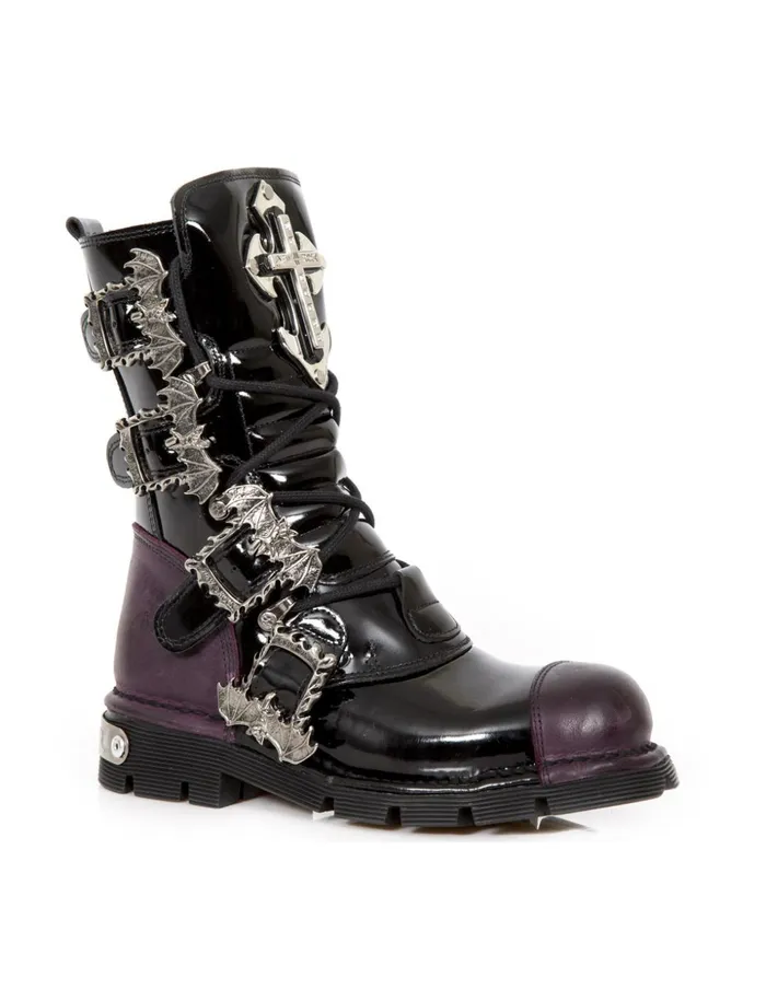 WomenMen Boot Metallic M313C2 New Rock Boots