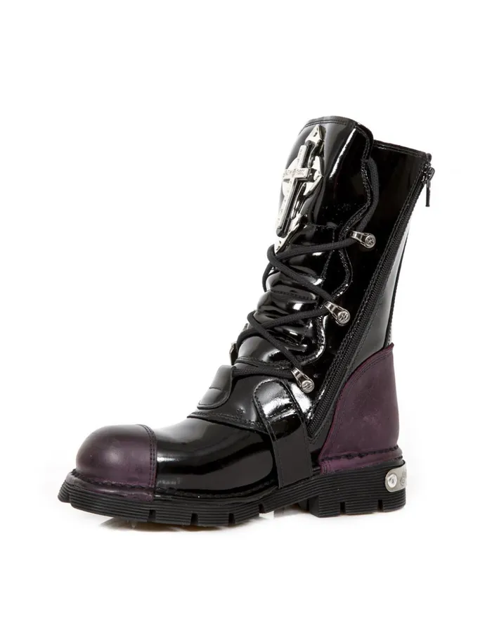WomenMen Boot Metallic M313C2 New Rock Boots WomenMen Boot Metallic M313C2 New Rock Boots