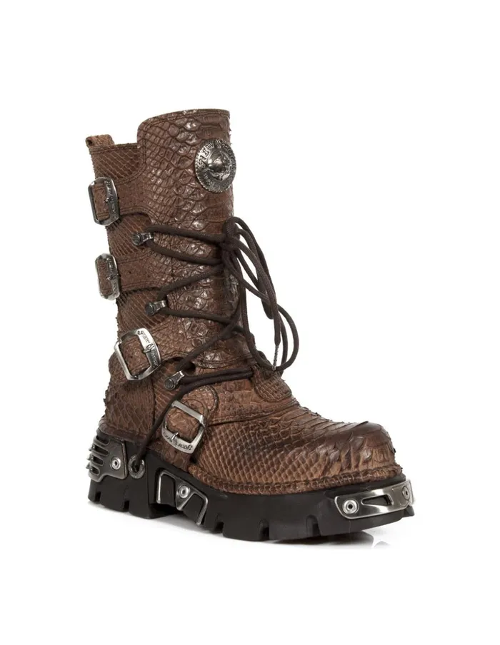 WomenMen Boot Metallic M373C200 New Rock Boots WomenMen Boot Metallic M373C200 New Rock Boots