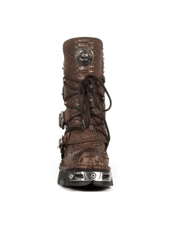 WomenMen Boot Metallic M373C200 New Rock Boots WomenMen Boot Metallic M373C200 New Rock Boots
