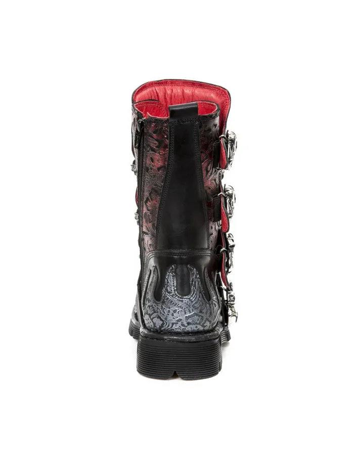 WomenMen Boot Metallic M373czC93 New Rock Boots WomenMen Boot Metallic M373czC93 New Rock Boots