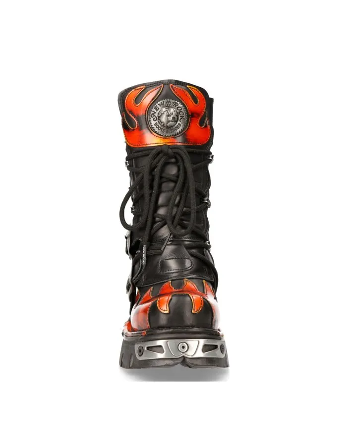 WomenMen Boot Metallic M591S1 New Rock Boots WomenMen Boot Metallic M591S1 New Rock Boots