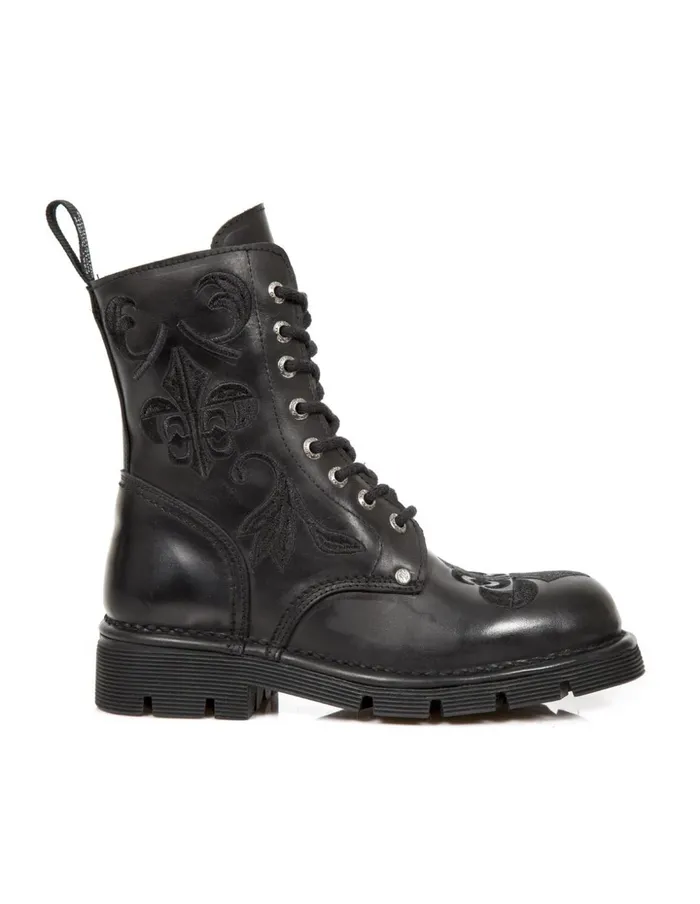 WomenMen Boot Metallic MNewmili118S1 New Rock Boots