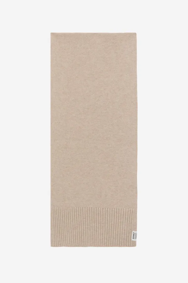 WomenMen Brown Wool Scarf Ecoalf Hats And Scarves