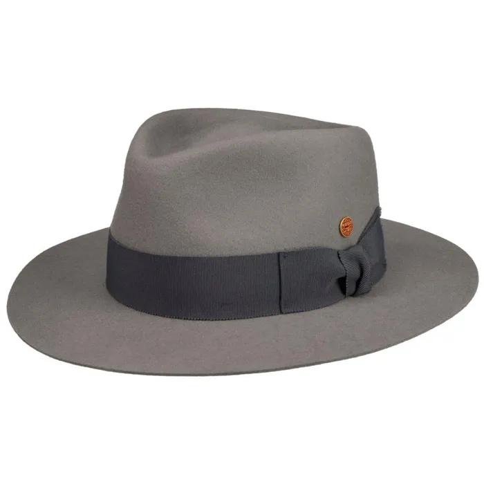 WomenMen Felt Hats Mayser Jacob Traveller Wool Hat Gray