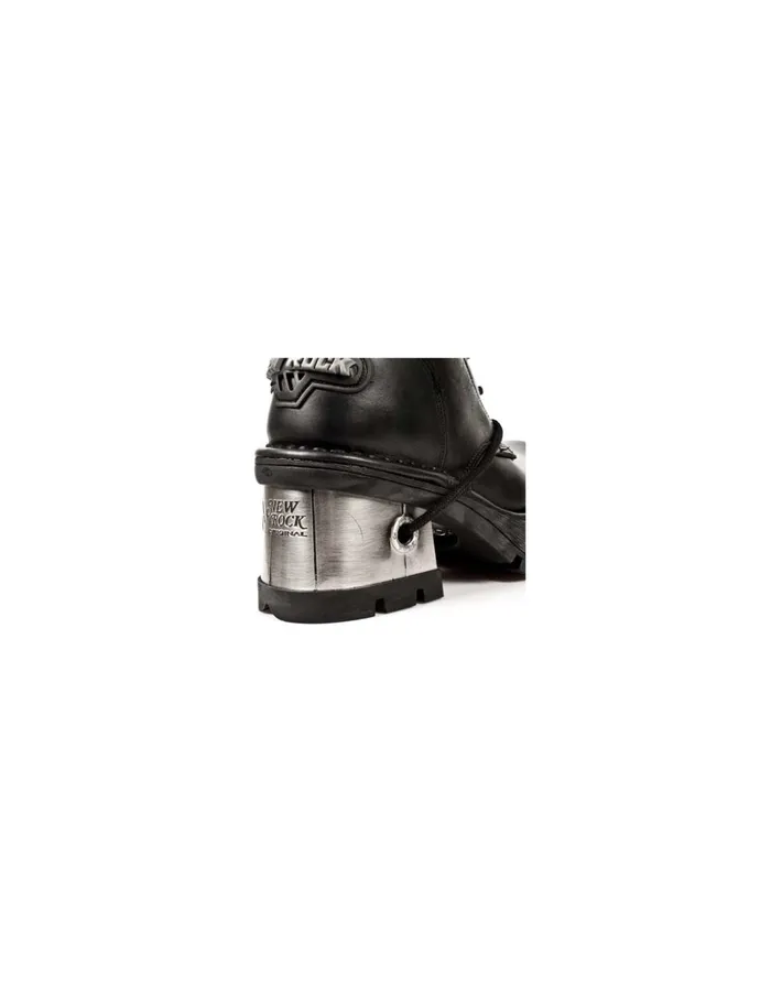 WomenMen High Boot Black New With Laces M236S1 New Rock High Boots WomenMen High Boot Black New With Laces M236S1 New Rock High Boots