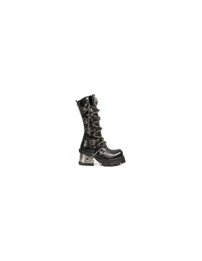 WomenMen High Boot Metallic M1017C1 New Rock Boots WomenMen High Boot Metallic M1017C1 New Rock Boots