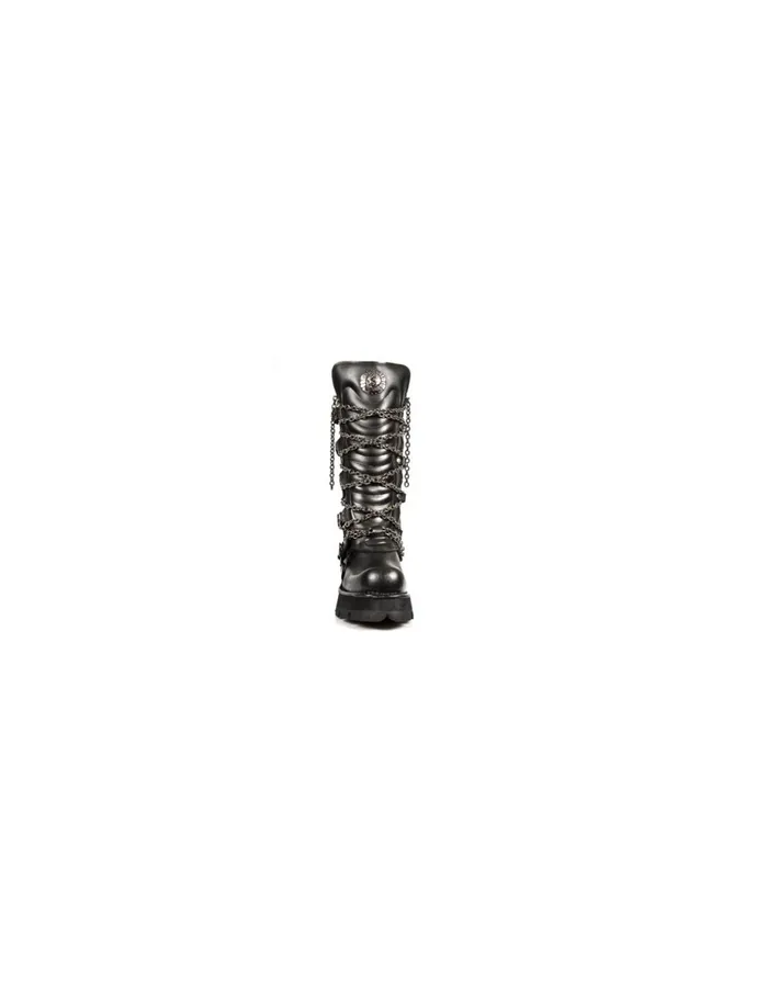 WomenMen High Boot Metallic M1017C1 New Rock Boots WomenMen High Boot Metallic M1017C1 New Rock Boots