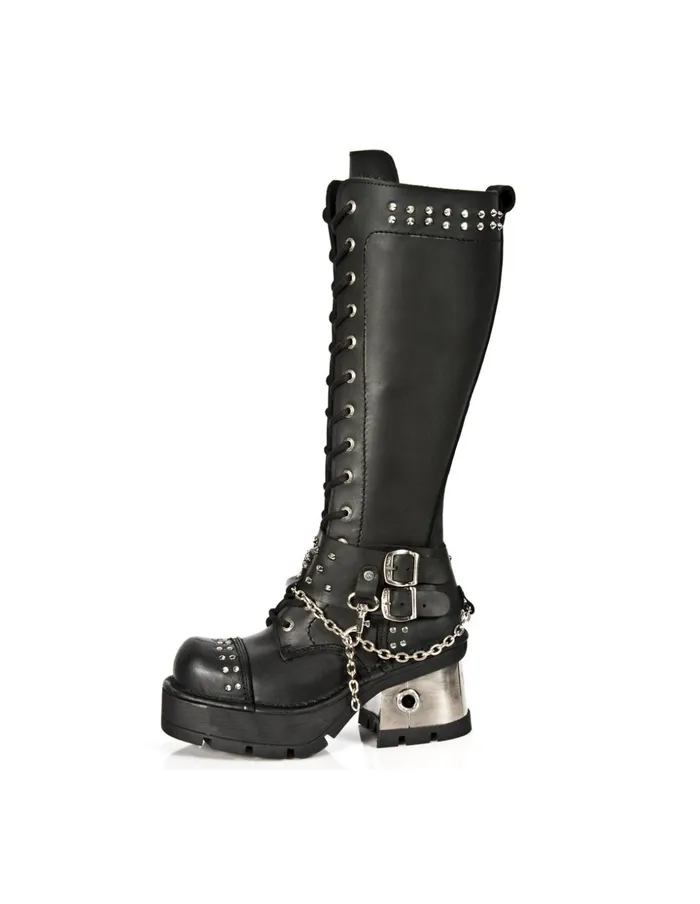 WomenMen High Boot Metallic M1027C1 New Rock Boots WomenMen High Boot Metallic M1027C1 New Rock Boots