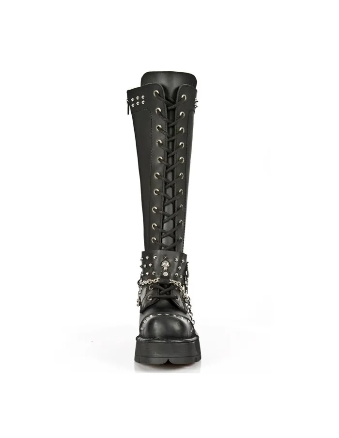 WomenMen High Boot Metallic M1027C1 New Rock Boots WomenMen High Boot Metallic M1027C1 New Rock Boots