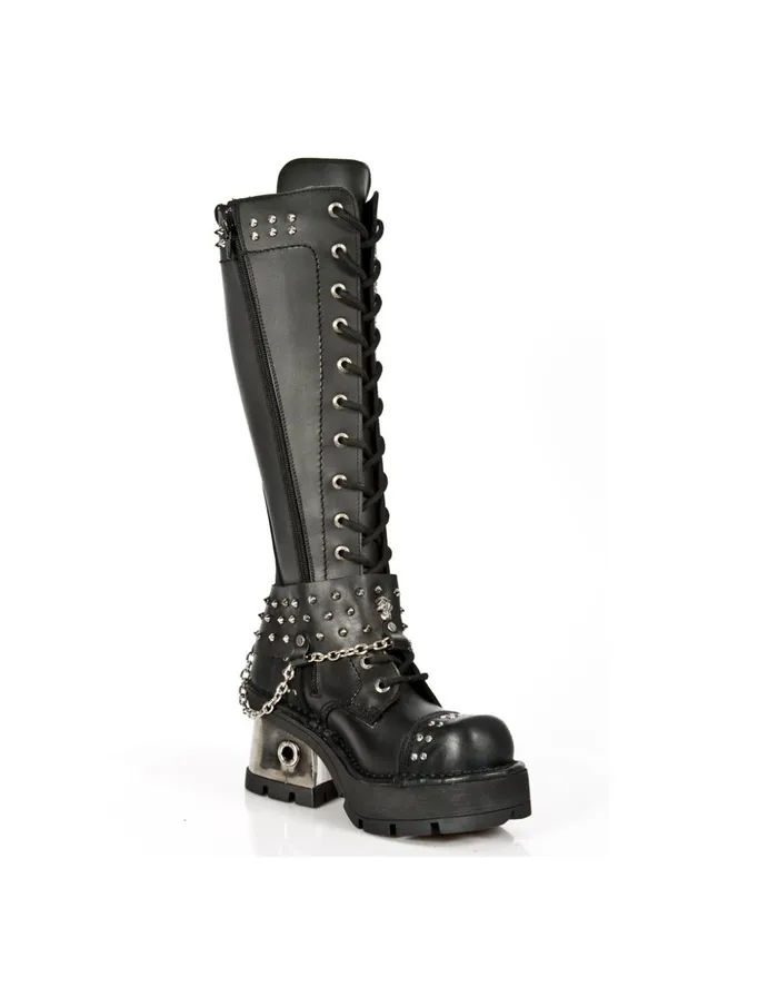 WomenMen High Boot Metallic M1027C1 New Rock Boots WomenMen High Boot Metallic M1027C1 New Rock Boots