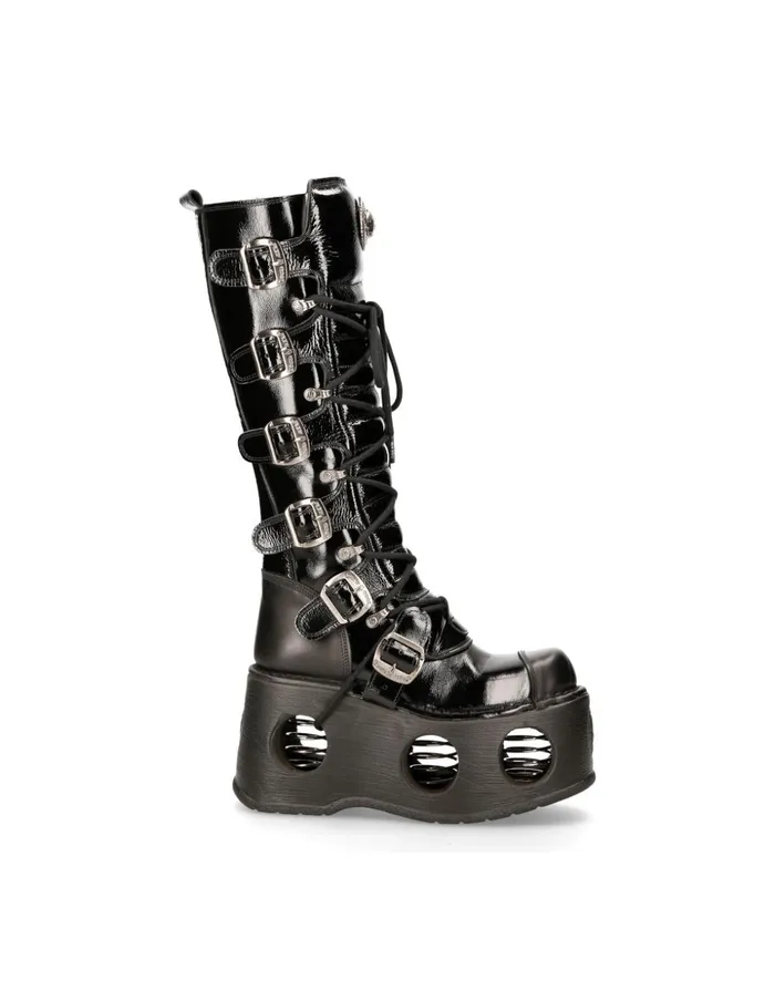 WomenMen High Boot Metallic M314S5 New Rock Boots