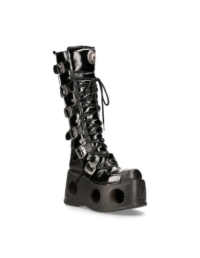 WomenMen High Boot Metallic M314S5 New Rock Boots