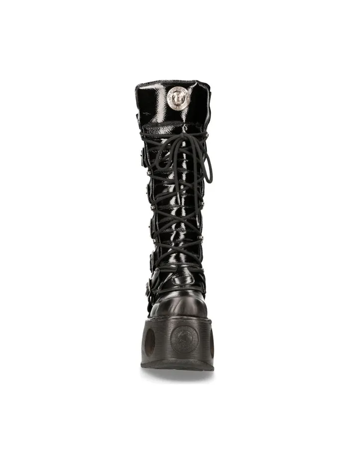 WomenMen High Boot Metallic M314S5 New Rock Boots