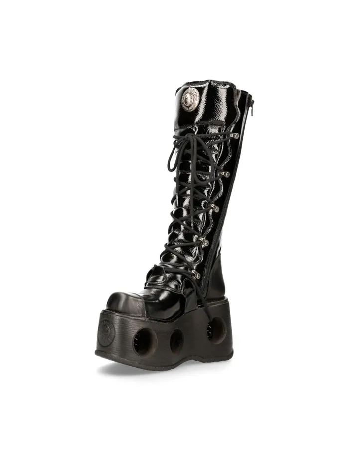 WomenMen High Boot Metallic M314S5 New Rock Boots