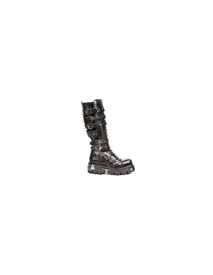 WomenMen High Boot Metallic M796S1 New Rock High Boots