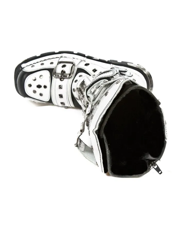 WomenMen High Boot Metallic M800C2 New Rock Boots WomenMen High Boot Metallic M800C2 New Rock Boots