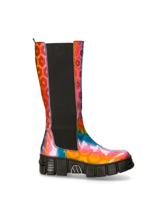 WomenMen MWall043C3 New Rock High Boots WomenMen MWall043C3 New Rock High Boots