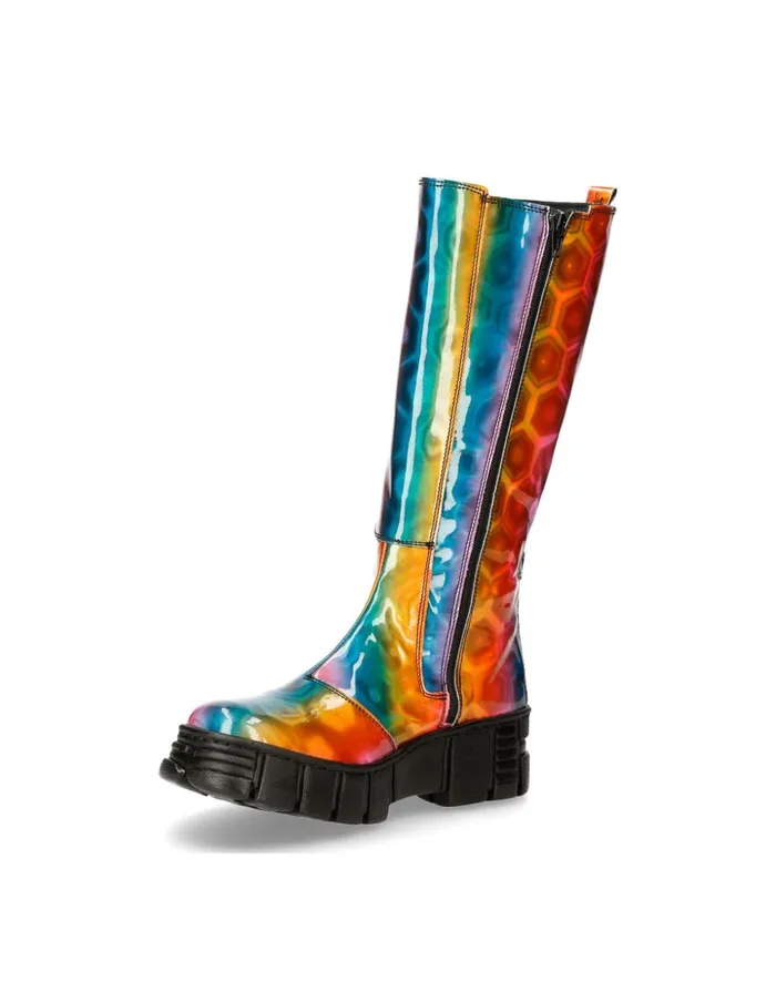 WomenMen MWall043C3 New Rock High Boots WomenMen MWall043C3 New Rock High Boots