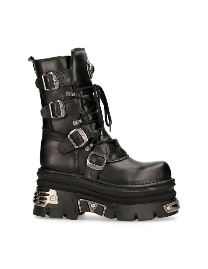 WomenMen Metallic M373C106 New Rock Boots WomenMen Metallic M373C106 New Rock Boots