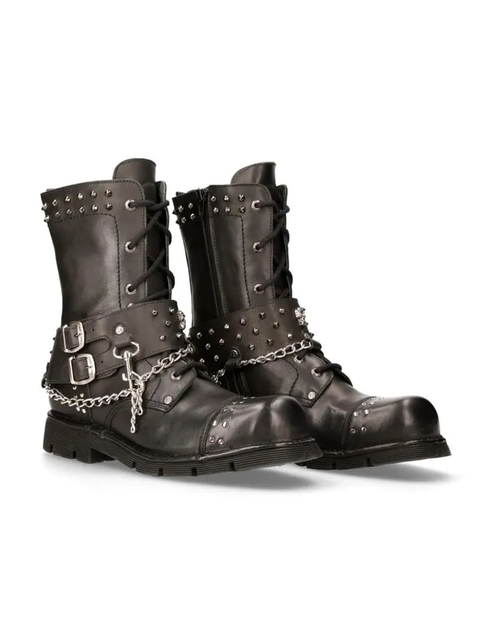 WomenMen Metallic MNewmili103C1 New Rock Boots