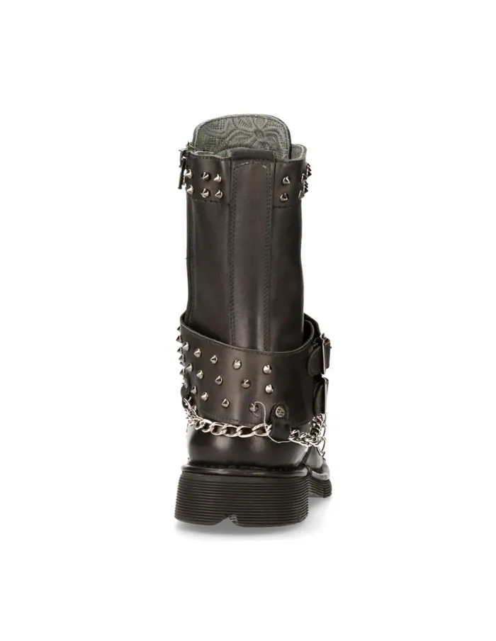 WomenMen Metallic MNewmili103C1 New Rock Boots WomenMen Metallic MNewmili103C1 New Rock Boots
