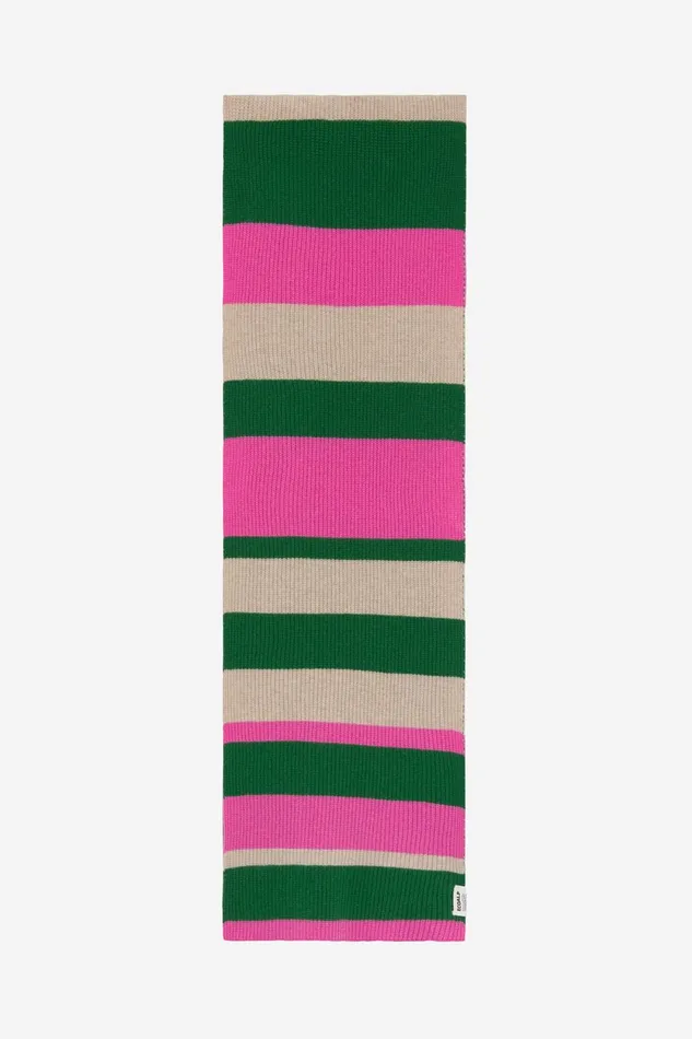 WomenMen Pink Multi Scarf Ecoalf Hats And Scarves