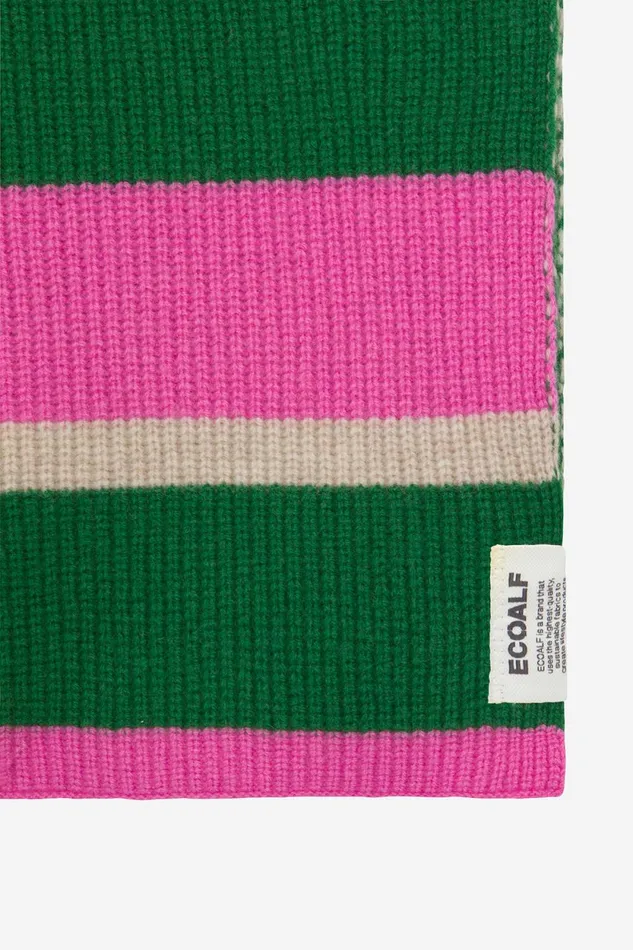 WomenMen Pink Multi Scarf Ecoalf Hats And Scarves