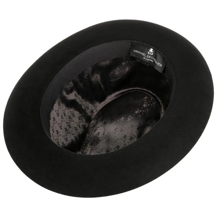 WomenMen Pork Pie Hats Mayser Premium Hair Felt Hat Zechbauer Black WomenMen Pork Pie Hats Mayser Premium Hair Felt Hat Zechbauer Black