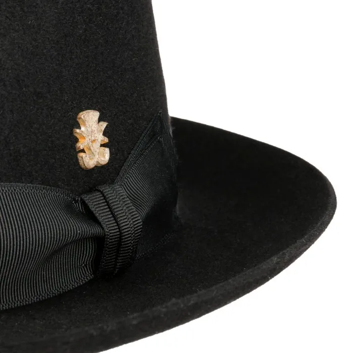 WomenMen Pork Pie Hats Mayser Premium Hair Felt Hat Zechbauer Black WomenMen Pork Pie Hats Mayser Premium Hair Felt Hat Zechbauer Black