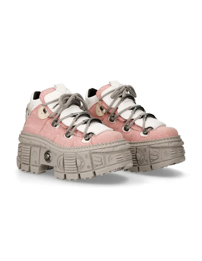 WomenMen Shoe Tank With Laces MWall106V10 New Rock Booties