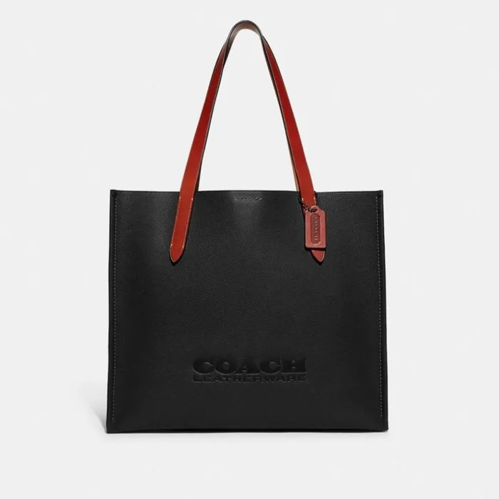 WomenMen Totes and Carryalls Coach Relay Tote Black